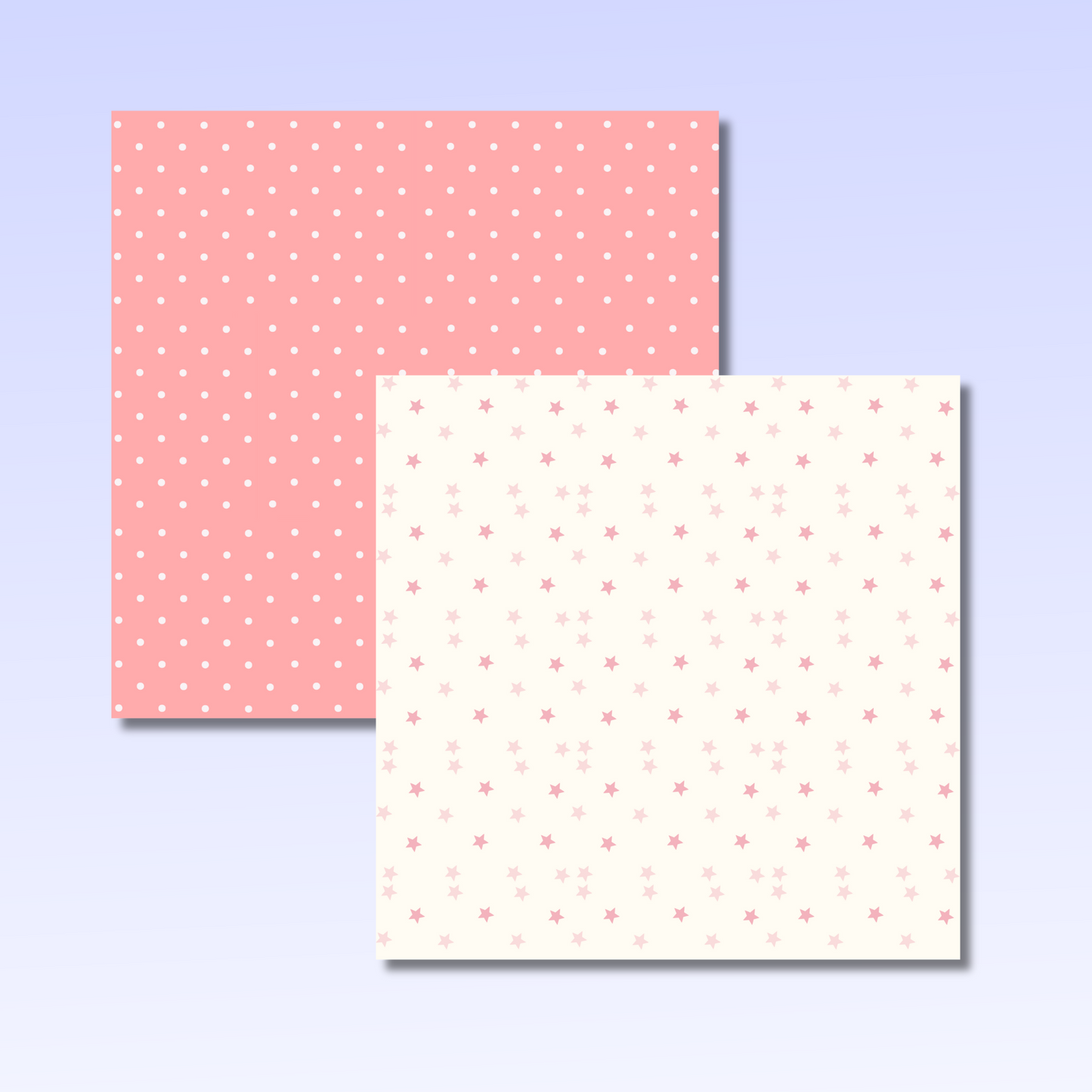 Pastel Background Paper Pack for Journaling, Scrapbooking, and other paper crafts