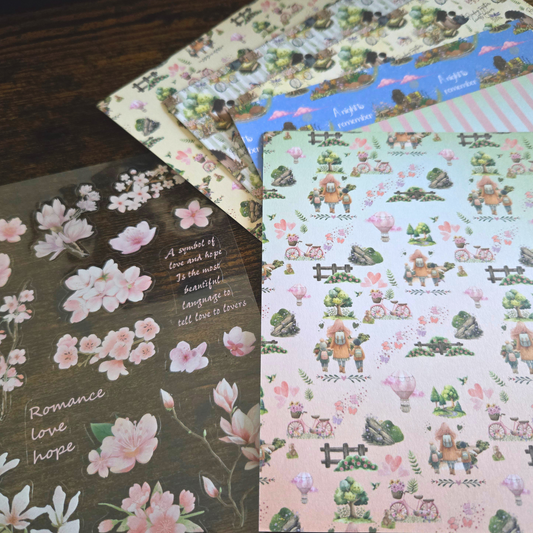 Adventures with Mom Scrapbook Paper Pack - 12 Patterns, 24 Sheets