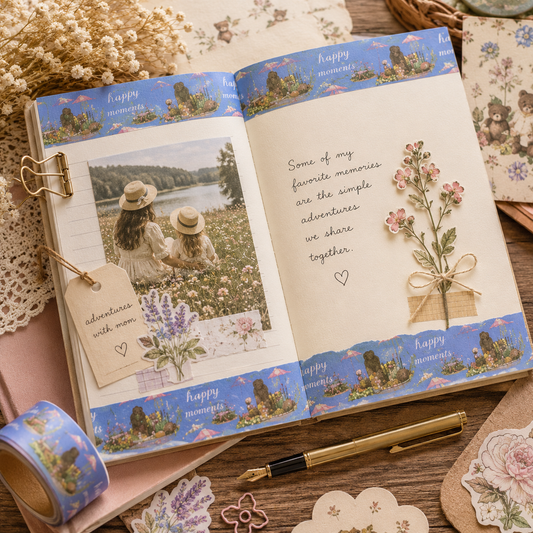Adventures with Mom Scrapbook Paper Pack - 12 Patterns, 24 Sheets