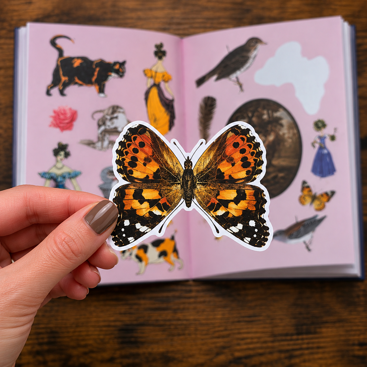The Antiquarian Sticker Book – 1,000+ Vintage-Style Stickers