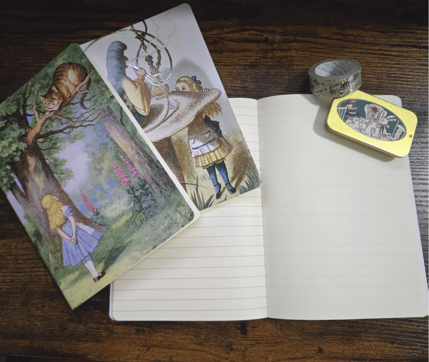 Wonderland Curated Journal Bundle with Stickers and Washi Tape