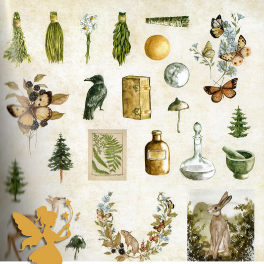 Enchanted Forest Sticker Book – 800+ Woodland & Fairy Stickers