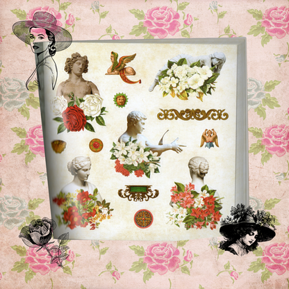 Peter Pauper Press Sticker Book of Curiosities - An Eclectic Collection of Vintage Stickers with Over 750 Stickers for Collectors and Enthusiasts