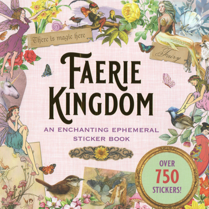Peter Pauper Press Faerie Kingdom Ephemeral Sticker Book - Over 750 Faerie-Themed Stickers for Enthusiasts & Collectors Ideal for Journal Decorators & Planner Enthusiasts
