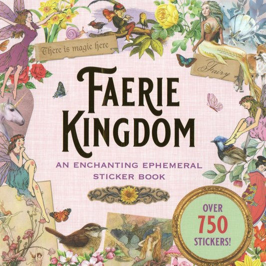 Peter Pauper Press Faerie Kingdom Ephemeral Sticker Book - Over 750 Faerie-Themed Stickers for Enthusiasts & Collectors Ideal for Journal Decorators & Planner Enthusiasts