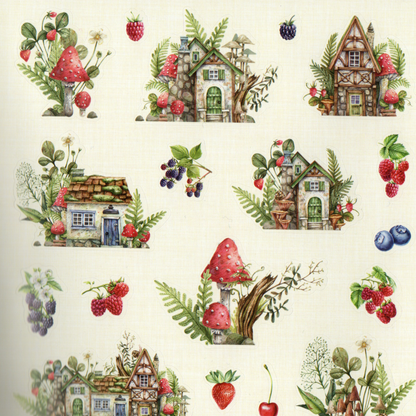 Peter Pauper Press Faerie Kingdom Ephemeral Sticker Book - Over 750 Faerie-Themed Stickers for Enthusiasts & Collectors Ideal for Journal Decorators & Planner Enthusiasts