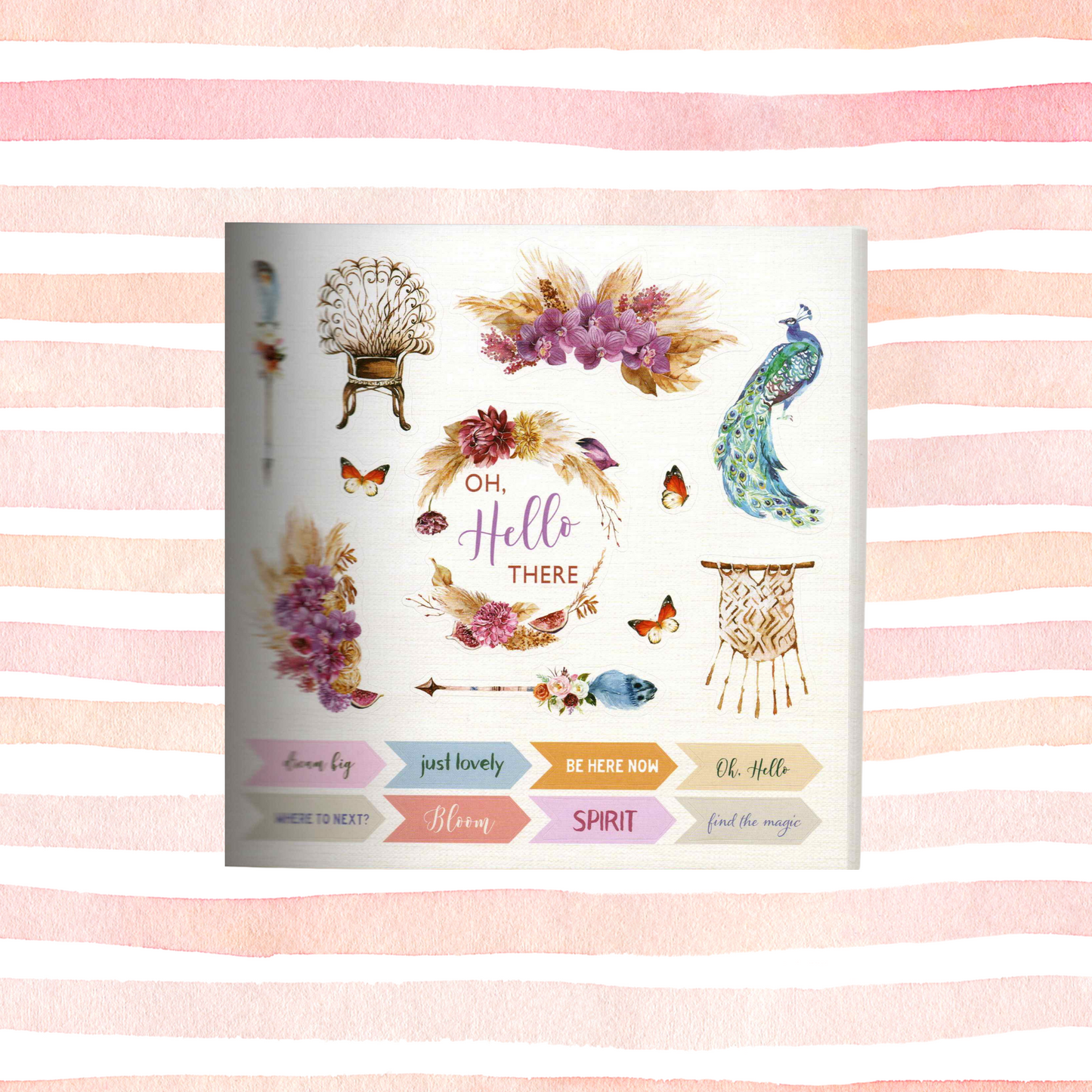 Peter Pauper Press Boho Dreams Sticker Book
