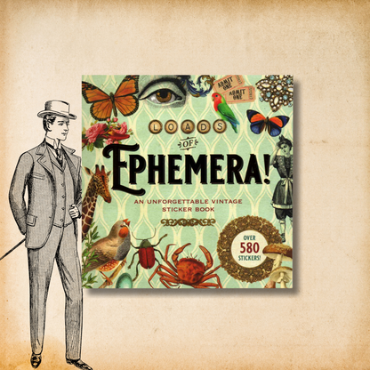 Peter Pauper Press - Ephemera Sticker Book (580 stickers)