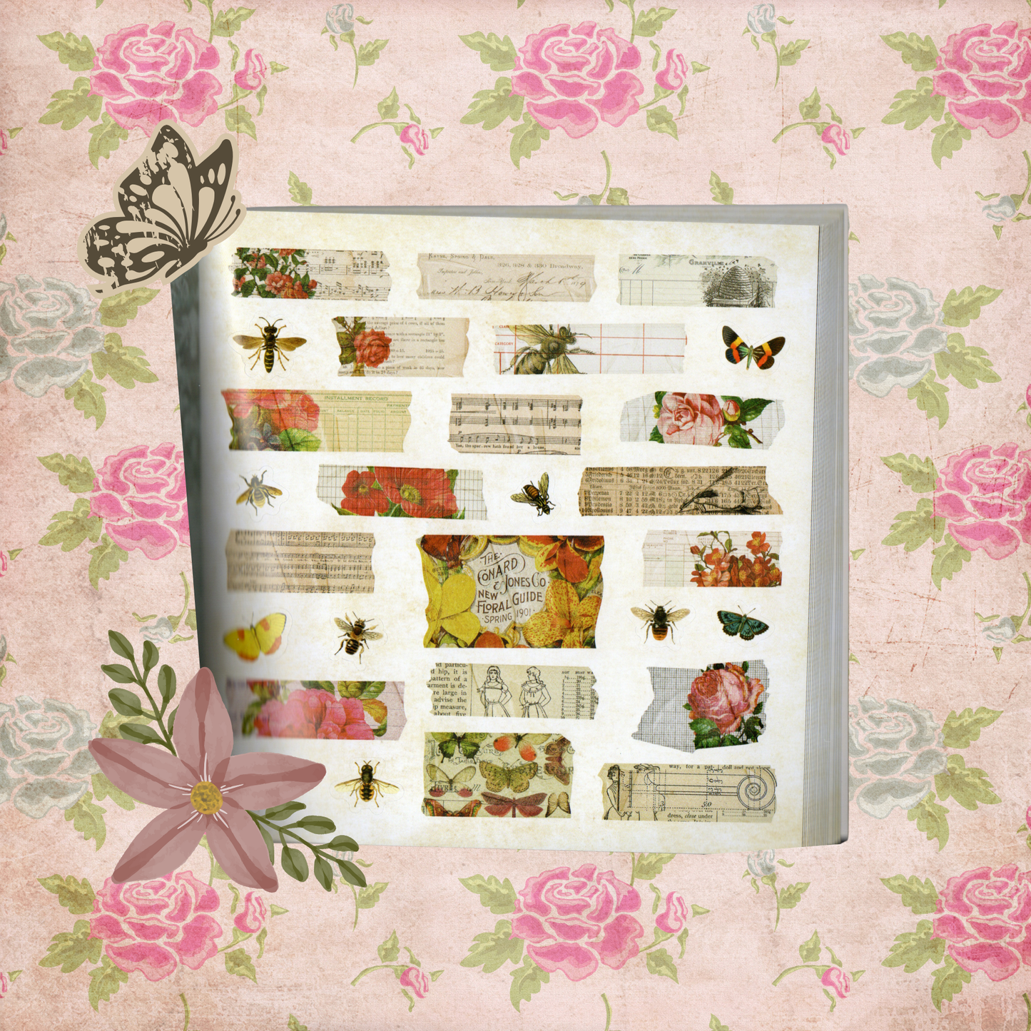 Peter Pauper Press Sticker Book of Curiosities - An Eclectic Collection of Vintage Stickers with Over 750 Stickers for Collectors and Enthusiasts