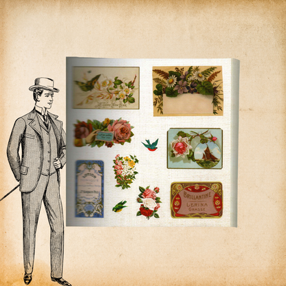 Peter Pauper Press - Ephemera Sticker Book (580 stickers)