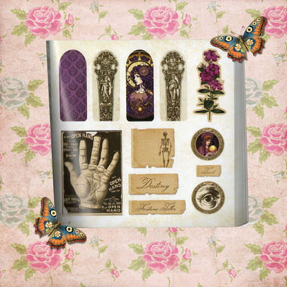 Peter Pauper Press Sticker Book of Curiosities - An Eclectic Collection of Vintage Stickers with Over 750 Stickers for Collectors and Enthusiasts