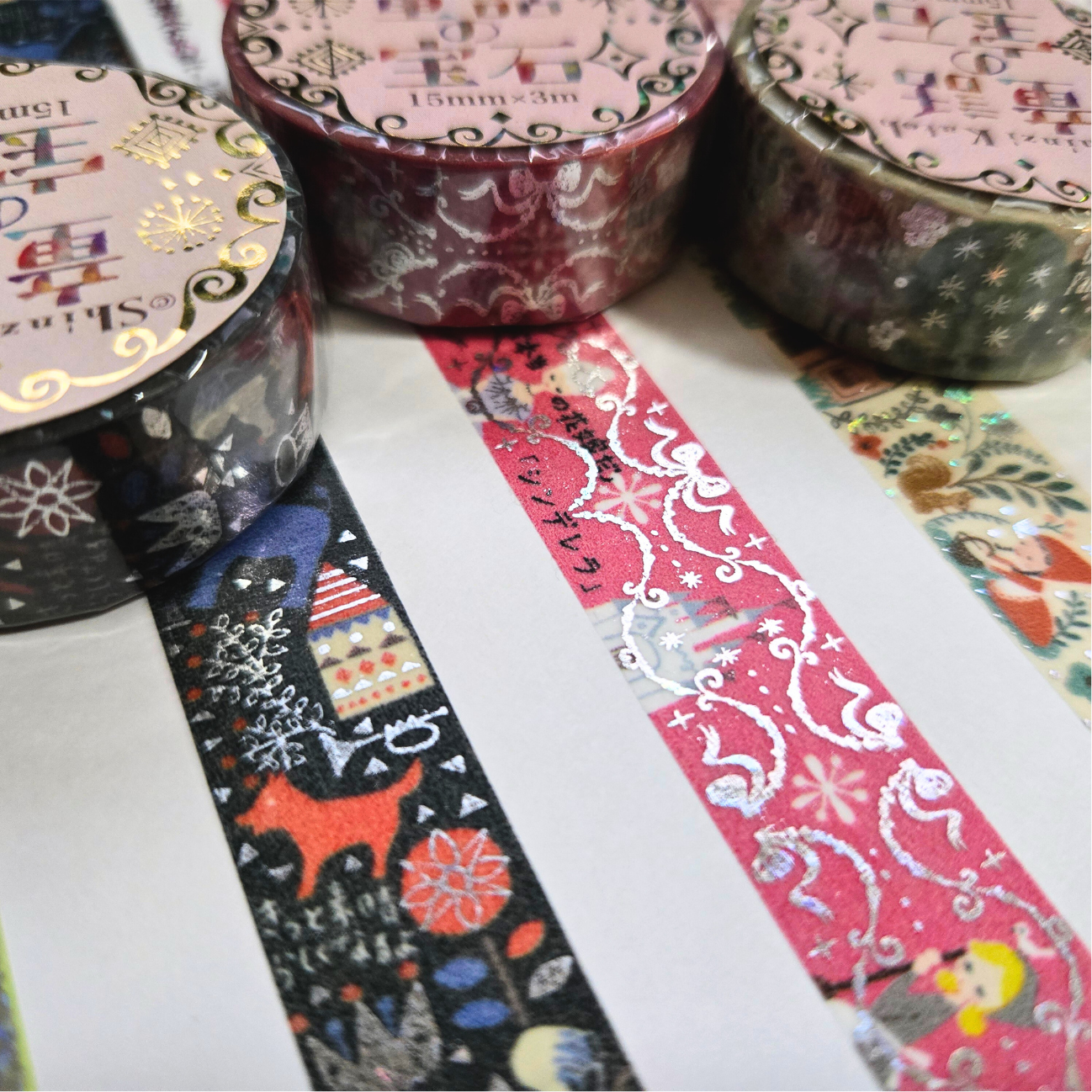 Grimm Fairytale Washi Sticker Tape (1 roll) | Made in Japan