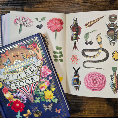 The Antiquarian Sticker Book – 1,000+ Vintage-Style Stickers