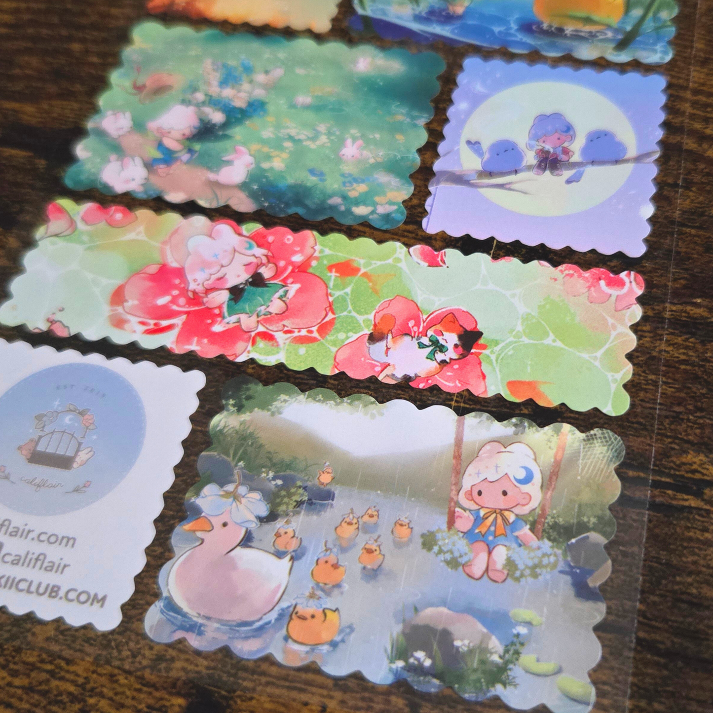 Dreamy Meadow Animal Sticker Sheet – Whimsical Forest Planner & Scrapbook Stickers | Califlair