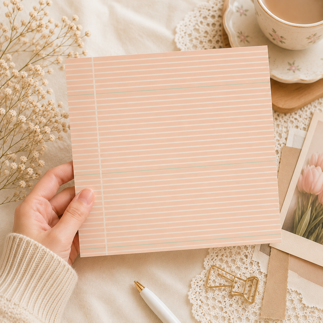 Pastel Background Paper Pack for Journaling, Scrapbooking, and other paper crafts
