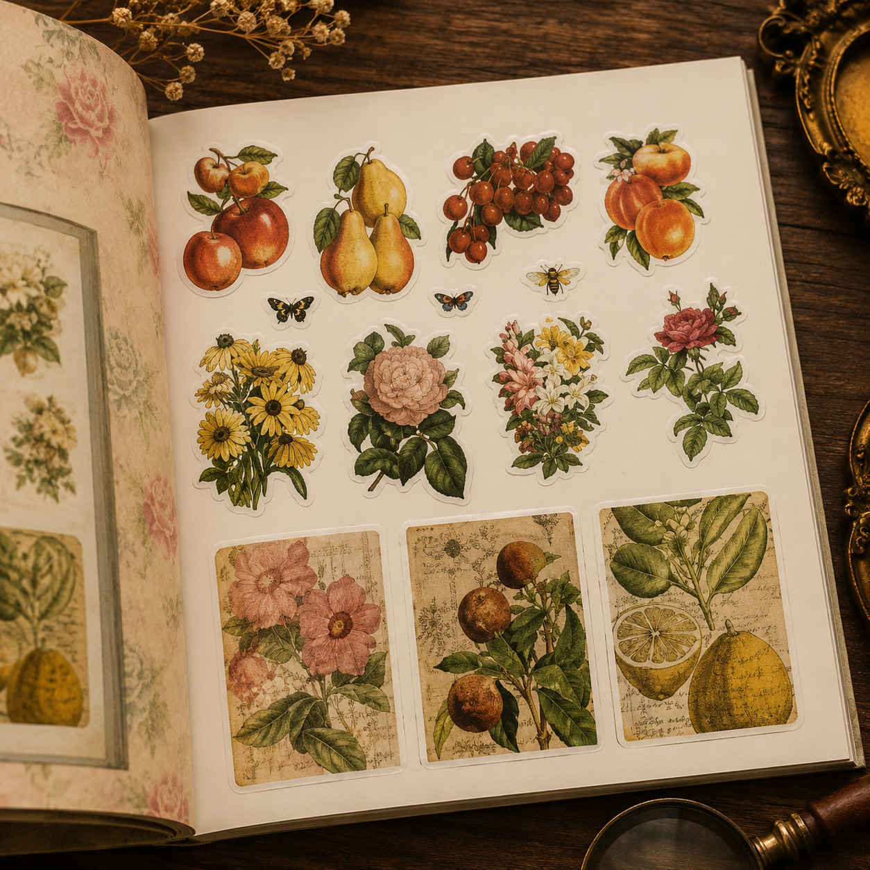 Peter Pauper Press Sticker Book of Curiosities - An Eclectic Collection of Vintage Stickers with Over 750 Stickers for Collectors and Enthusiasts