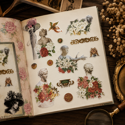 Peter Pauper Press Sticker Book of Curiosities - An Eclectic Collection of Vintage Stickers with Over 750 Stickers for Collectors and Enthusiasts