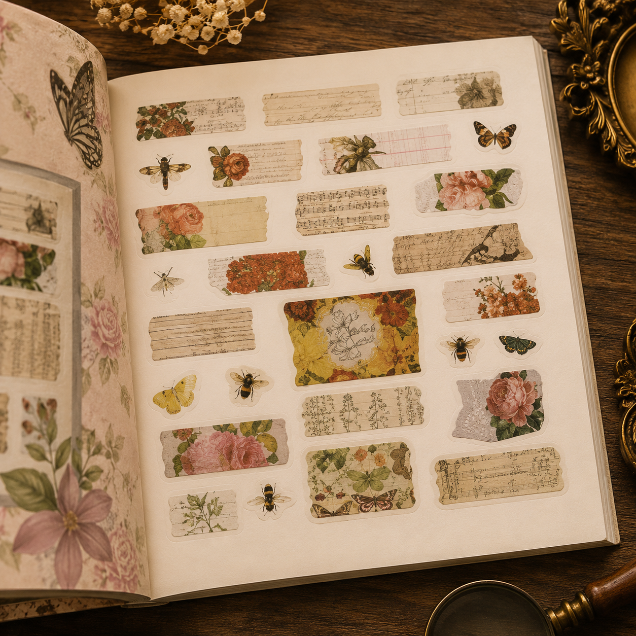 Peter Pauper Press Sticker Book of Curiosities - An Eclectic Collection of Vintage Stickers with Over 750 Stickers for Collectors and Enthusiasts