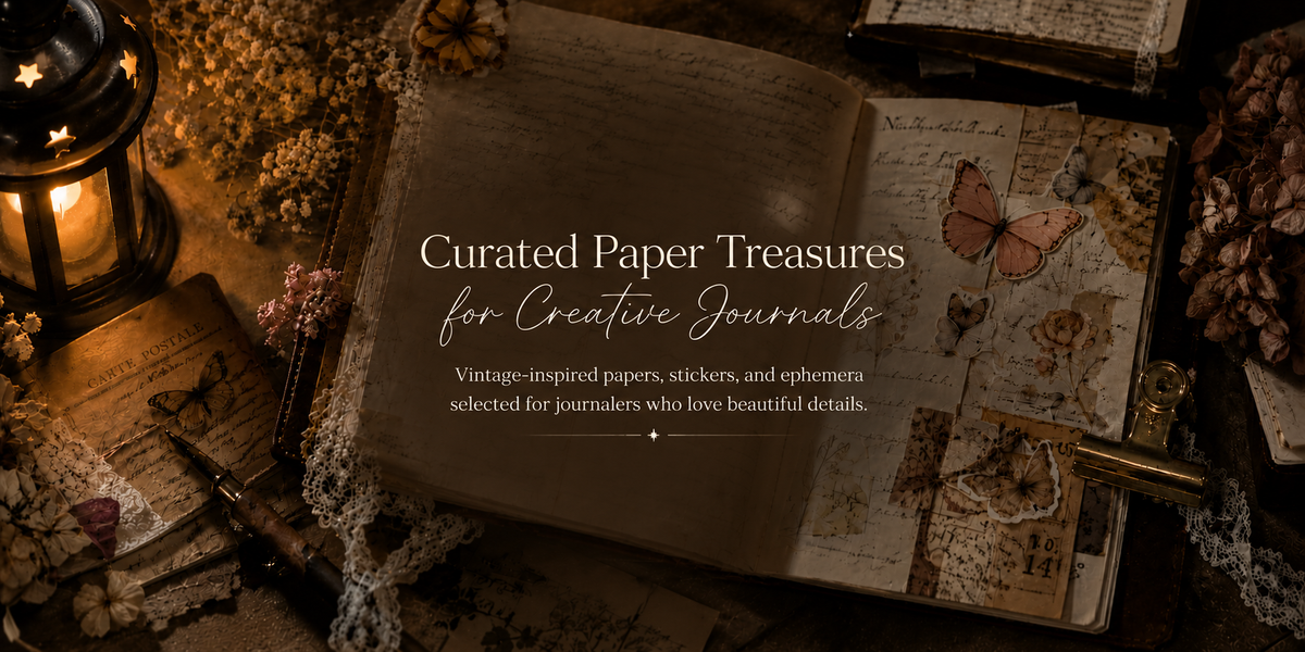 Unique Scrapbook Papers and Creative Journaling Finds – Whimsy and Paper
