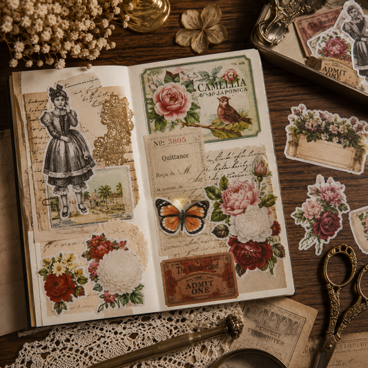 Peter Pauper Press - Ephemera Sticker Book (580 stickers)