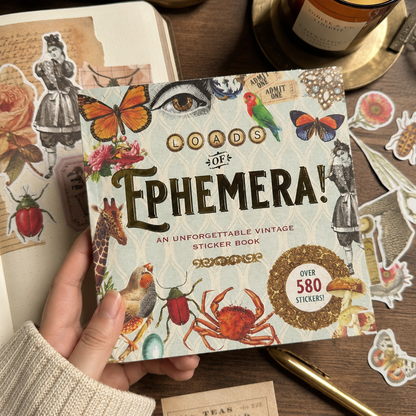 Peter Pauper Press - Ephemera Sticker Book (580 stickers)