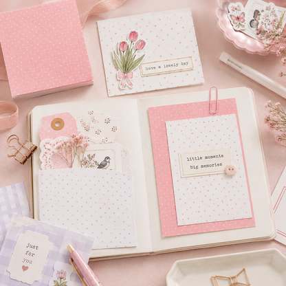 Pastel Background Paper Pack for Journaling, Scrapbooking, and other paper crafts