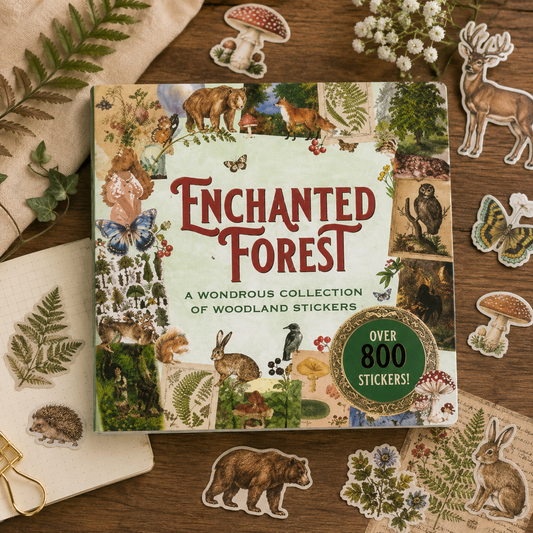 Enchanted Forest Sticker Book – 800+ Woodland & Fairy Stickers