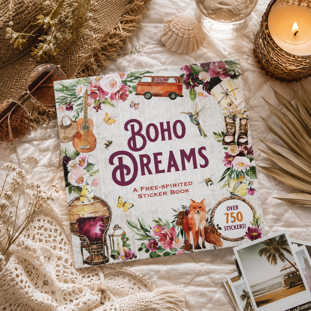 Peter Pauper Press Boho Dreams Sticker Book