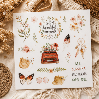 Peter Pauper Press Boho Dreams Sticker Book
