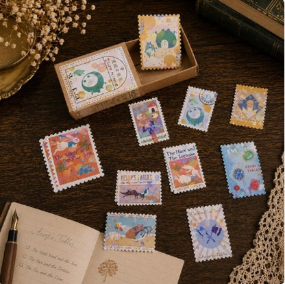 30 Fairytale Flake Stickers – Grimm's Fairy Tales Journaling Craft Supplies