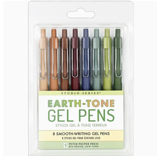 Peter Pauper Press - Earth-Tone Ink Gel Pens