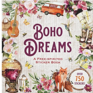 Peter Pauper Press Boho Dreams Sticker Book