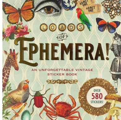 Peter Pauper Press - Ephemera Sticker Book (580 stickers)