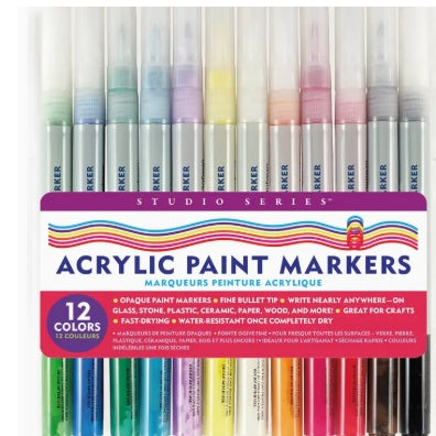 Studio Series Acrylic Paint Marker Set (12-piece Set)