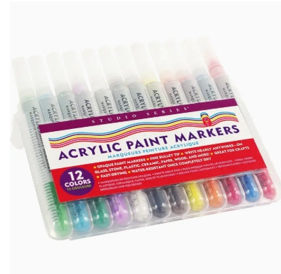 Studio Series Acrylic Paint Marker Set (12-piece Set)