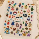 Aiko Fukawa PET Sticker Sheet | Playful Journaling Supplies (Made in Japan)