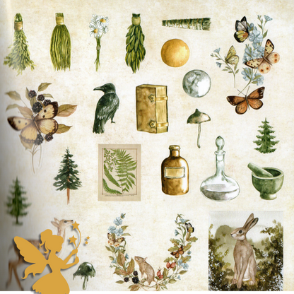 Enchanted Forest Sticker Book – 800+ Woodland & Fairy Stickers