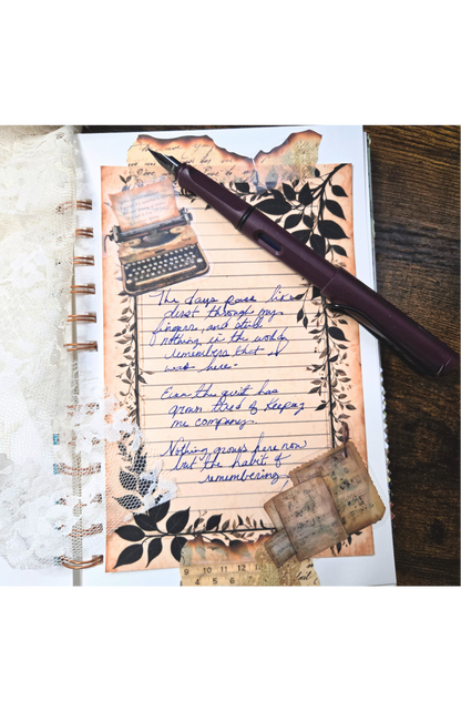 Vintage Botanical Journal Pages – Printable Digital Download