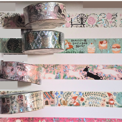 Grimm Fairytale Washi Sticker Tape (1 roll) | Made in Japan