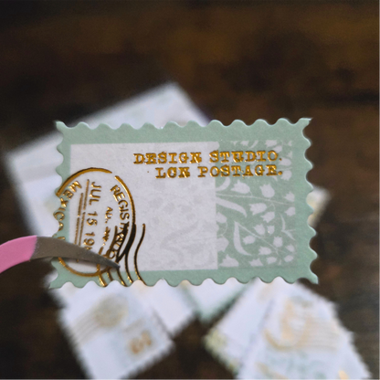 Washi Flake Stickers | 20-Piece Stamp-Style Sticker Pack | Journaling & Scrapbooking Supplies | Decorative Craft Stickers